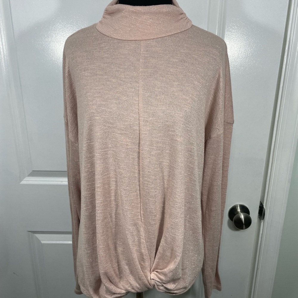 Women's Pink Sweater Jennifer Lopez Size XL CB-I